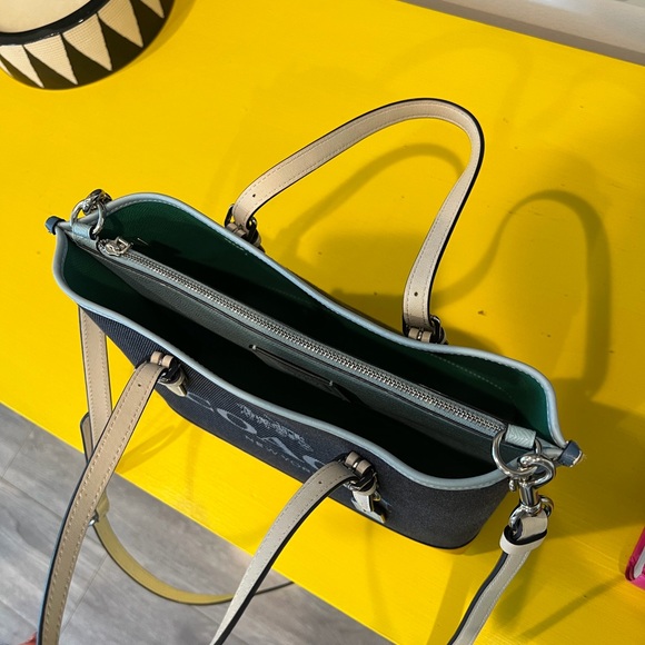 Coach Crossbody Bag in Black and Orange - Picture 3 of 3